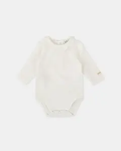 Белое длинное боди для новорожденного Tutto Piccolo, белый