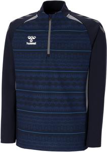Футболка Hummel Zip Top PRO Training Half Zip Top, унисекс, для взрослых, темно-синий