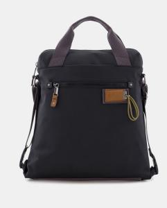 Черная сумка-трансформер в рюкзак Scharlau, черный