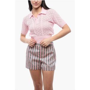 Разноцветная хлопковая рубашка-поло Dsquared2, Multicolor