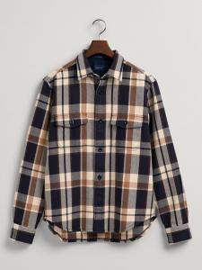 Gant Рубашка-пиджак коричнево-бежевого цвета