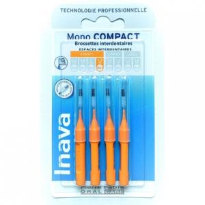Межзубные ершики 1,2 мм, оранжевые - упаковка из 4 шт Inava