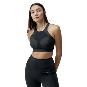 Спортивный топ Born Living Yoga Luana medium-high support, черный