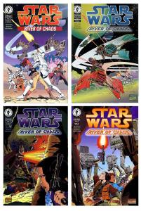 Star Wars River of Chaos Complete Set - Issue 1-4 Bundle of Four (4) Dark Horse Comics! (Dark Horse Comics)