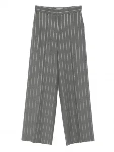 Брюки в тонкую полоску Manuel Ritz, серый