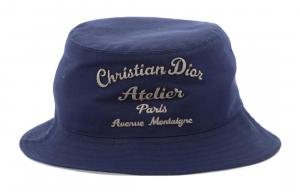 DIOR Кепка-ведро с вышитым логотипом Christian б/у