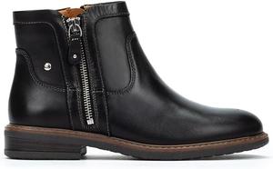 Женские кожаные ботинки PIKOLINOS Aldaya на плоской подошве, Black