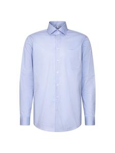 Рубашка делового покроя Regular Fit SEIDENSTICKER Schwarze Rose, светло-голубой