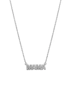 Ожерелье Crystal Mama Adornia, silver-tone