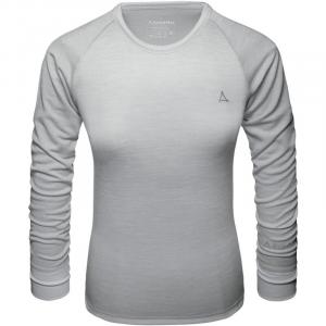 Нижнее белье, рубашка, мериносовая спортивная рубашка, рукав 1/1 Schöffel, серый