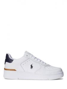 Кожаные кроссовки ralph lauren masters court Ralph Lauren, цвет White/Navy