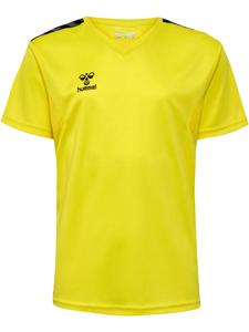 Футболка Hummel S/S Hmlauthentic Pl Jersey S/S Kids, цвет BLAZING YELLOW