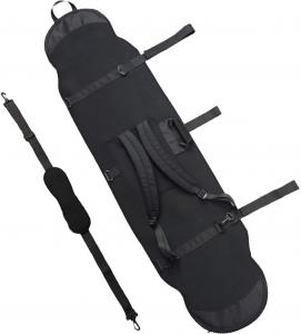 Мягкий чехол для сноуборда с резиновыми амортизаторами, съемный мягкий защитный чехол для плечевого ремня, сумка-чехол для сноуборда Wiywef, Black