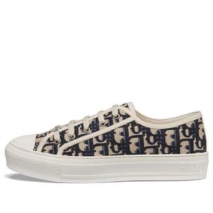 Кроссовки walk'n' oblique 'navy canvas' Dior, синий