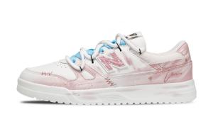 New Balance Кроссовки для скейтбординга NB Ct20 Utaha устойчивые к истиранию дышащие низкие унисекс розовые белые D Width