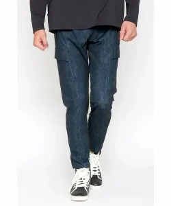 Брюки-карго с джинсовым принтом TORNADO MART, цвет Navy