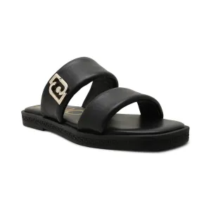 Iman 01 кожаные тапочки Liu Jo, черный