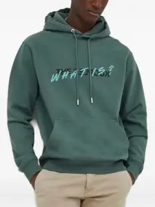 Худи с логотипом The Kooples, зеленый