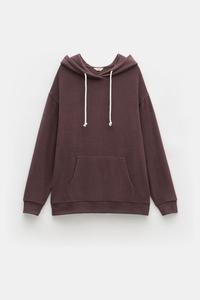 Elle супермягкая удлиненная толстовка с капюшоном Hush, коричневый