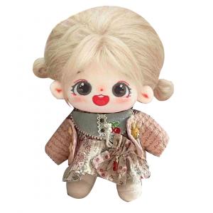 Очаровательная премиальная двусторонняя хлопковая кукла плюшевая кукла высотой 20см Dolls and bears dance