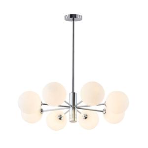 Подвесной светильник KOSILUM серебристый, 77/77/122 см