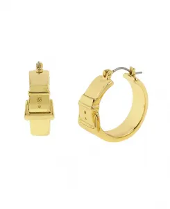 Серьги-Кольца с пряжкой ремня Steve Madden, gold