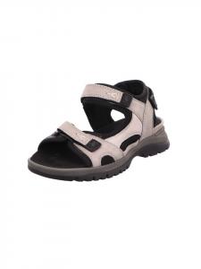 Сандалии с ремешками Sora в черном/сером/каменном цвете WALDLÄUFER