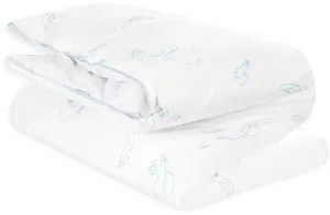 Пуховое одеяло Julius Zöllner "пуховое всесезонное одеяло", теплое, наполнитель 90% утиный пух, 10% утиные перья, (1 шт.) 100х135 см, белый