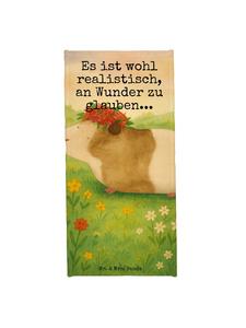 Mr. & Mrs. Panda Банное полотенце с рисунком «Мудрость морской свинки» пастельно-желтого цвета