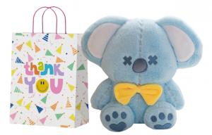 Очаровательная плюшевая кукла с милым кроликом и коалой, высота 23см, длина 23см Mise, Patch Koala-Shopping Bag