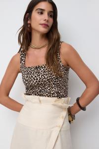 No Matter What Топ в бежевом и кремовом цветах