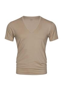 Рубашка деловая, V-образный вырез, плоские швы, мужская mey, цвет Light Skin