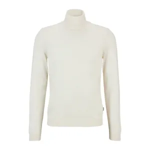 Boss High neck Wool Sweater HUGO BOSS, белый