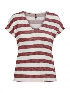 ONLY Футболка в карминно-красном цвете