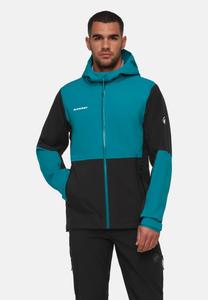 Куртка Mammut LINARD GUIDE HOODED, Black/Deep Teal/Black