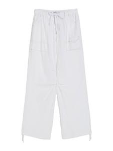 Широкие брюки Bershka, белый