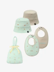 Комплект из шапочки и слюнявчика (для малышей)