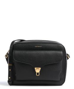 Сумка через плечо Beat Soft из зерненой кожи Coccinelle, черный