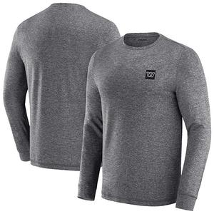 Мужская футболка с длинным рукавом j palmer heather black washington commanders four down Unbranded