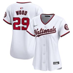 Женская джерси James Wood Washington Nationals Home Limited Nike