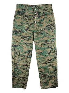 Брюки с камуфляжным принтом THUG CLUB, зеленый