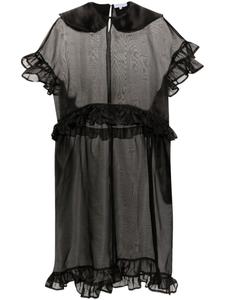 Ioana Ciolacu платье с оборками, черный