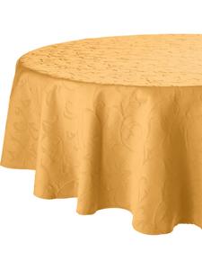 Erwin Müller Жаккардовая скатерть «Дюссельдорф» желтого цвета