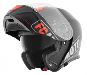 Шлем FC-Moto novo straight, Black/Orange