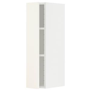 Настенный шкаф с полкой, белый/Vallstena white, 20x80 см IKEA Metod