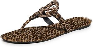 Женские сандалии Tory Burch Miller с украшениями, Leopard Multi