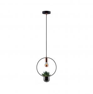 Подвесной светильник Paulmann, 30 см, черный/медный
