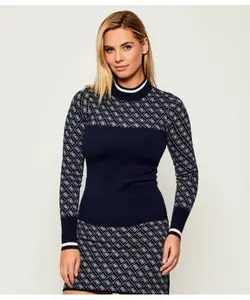 Полуводолазка Обри Slim fit Guess Jeans, синий