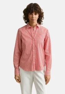 Классическая полосатая блузка reg на пуговицах Gant, Perfect Red