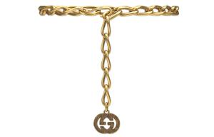 Металлическая цепочка на талию для женщин GUCCI, золото